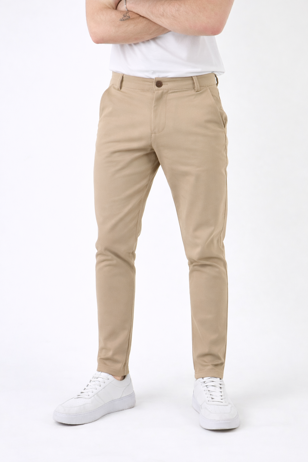 Bari | Men's Slim Fit Cotton Trousers