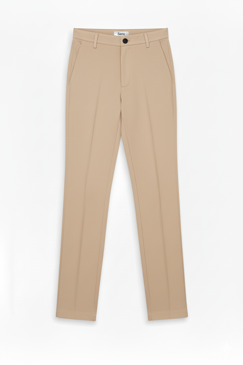 Bari | Men's Slim Fit Cotton Trousers
