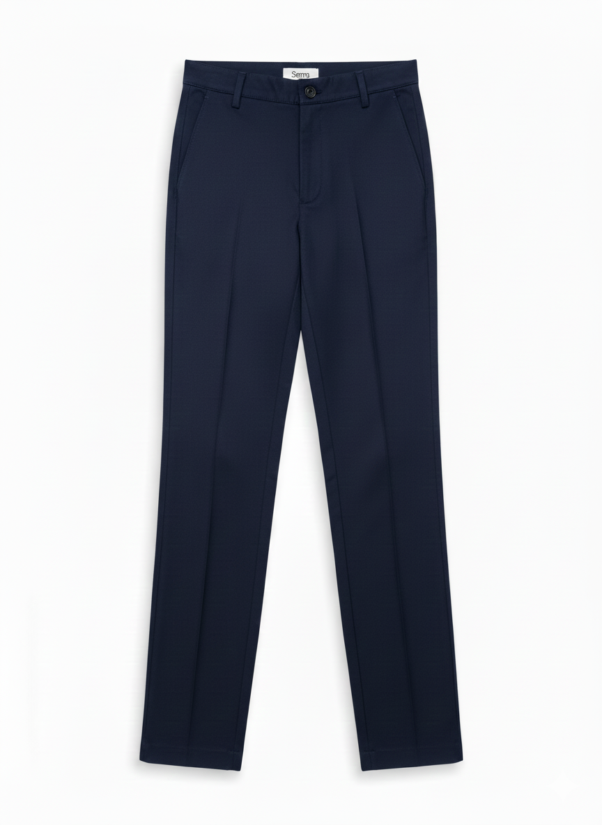 Bari | Men's Slim Fit Cotton Trousers
