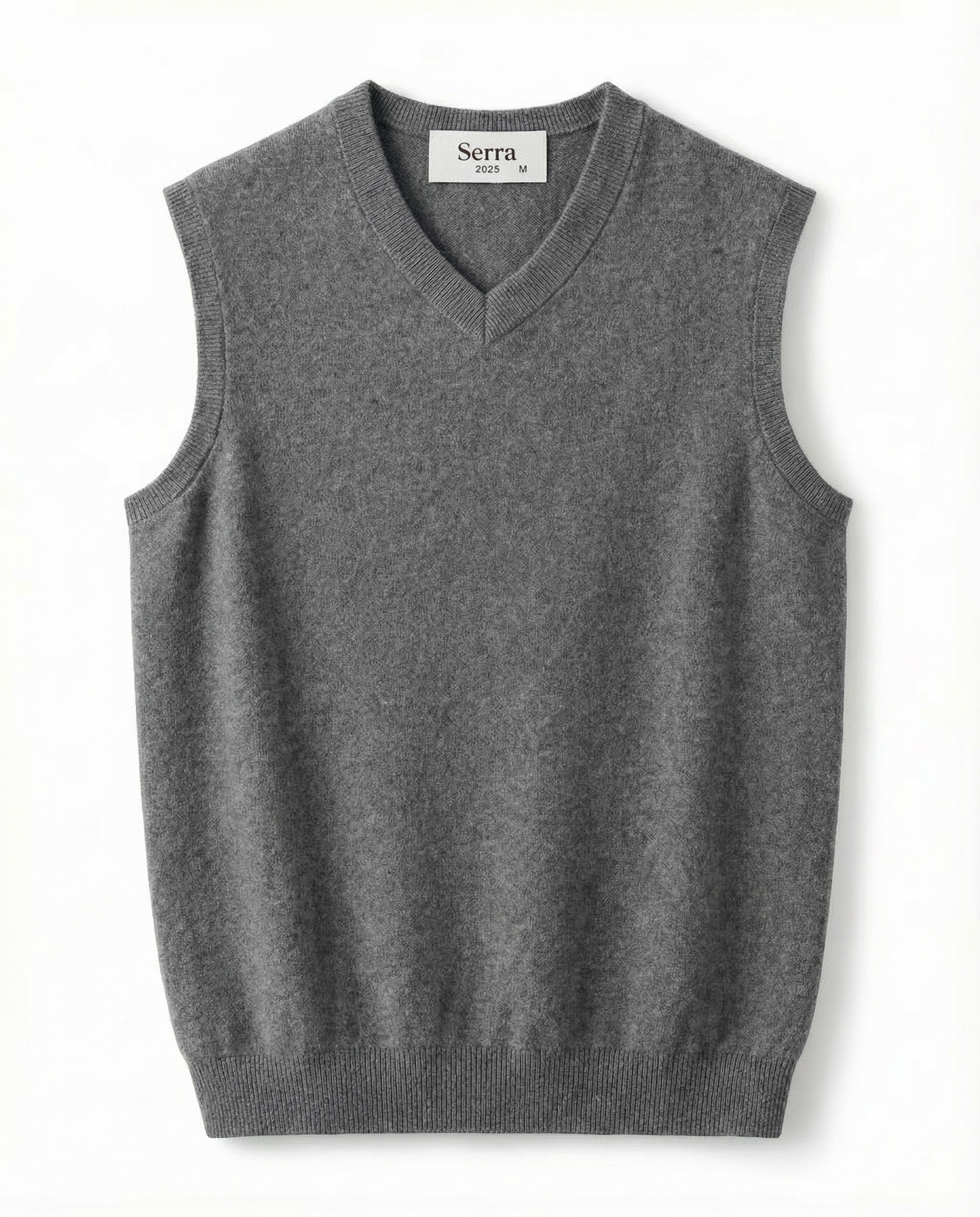 Torino | Men's Sleeveless V - Neck Vest 100% Cashmere