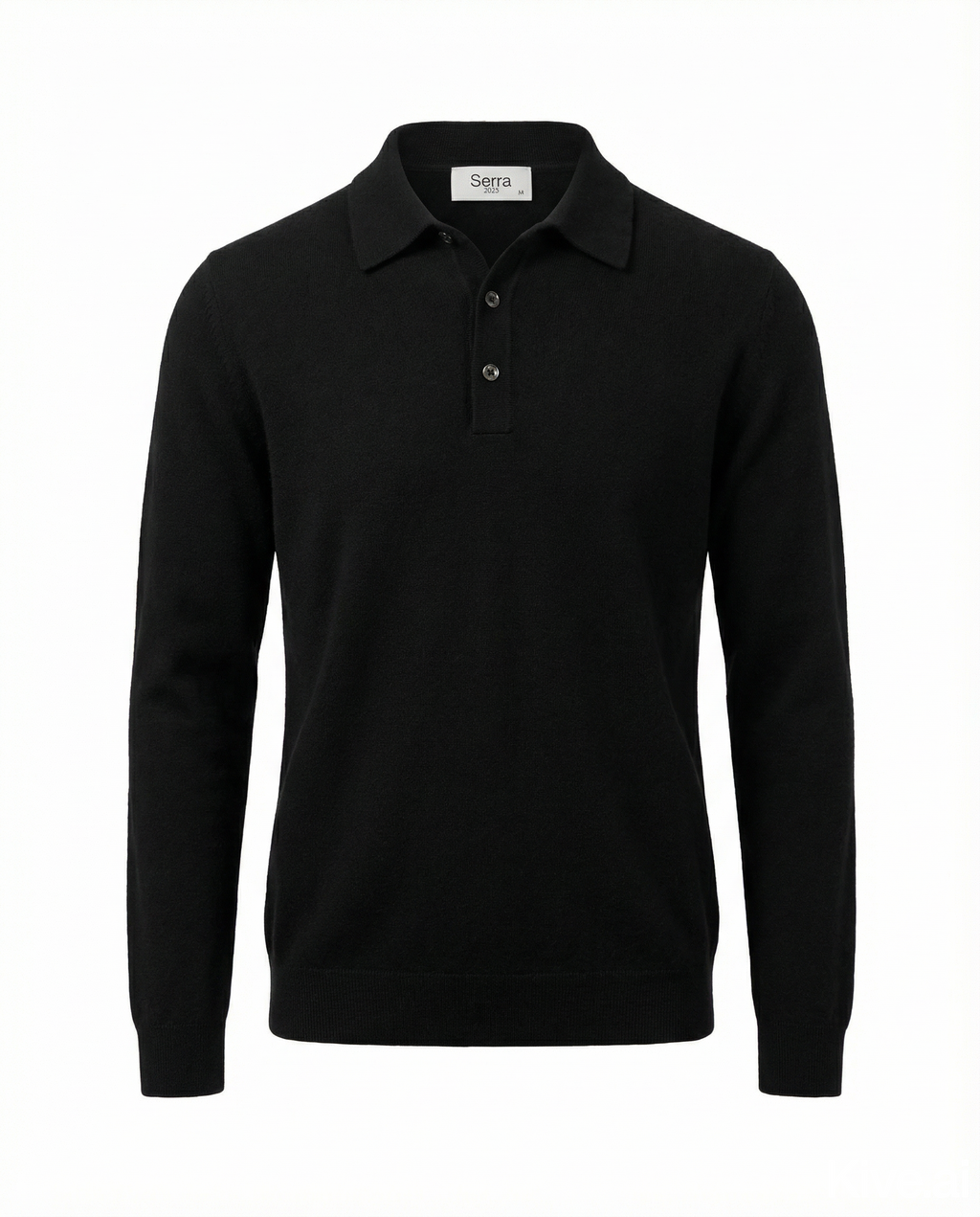 Roma | Men's 100% Cashmere Long Sleeve Polo