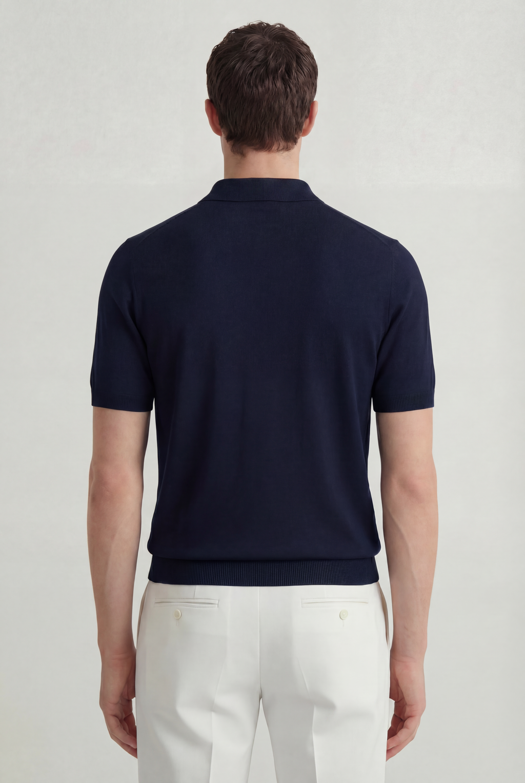 Serra 100% Merino Wool Lightweight Fine Short Sleeve Polo
