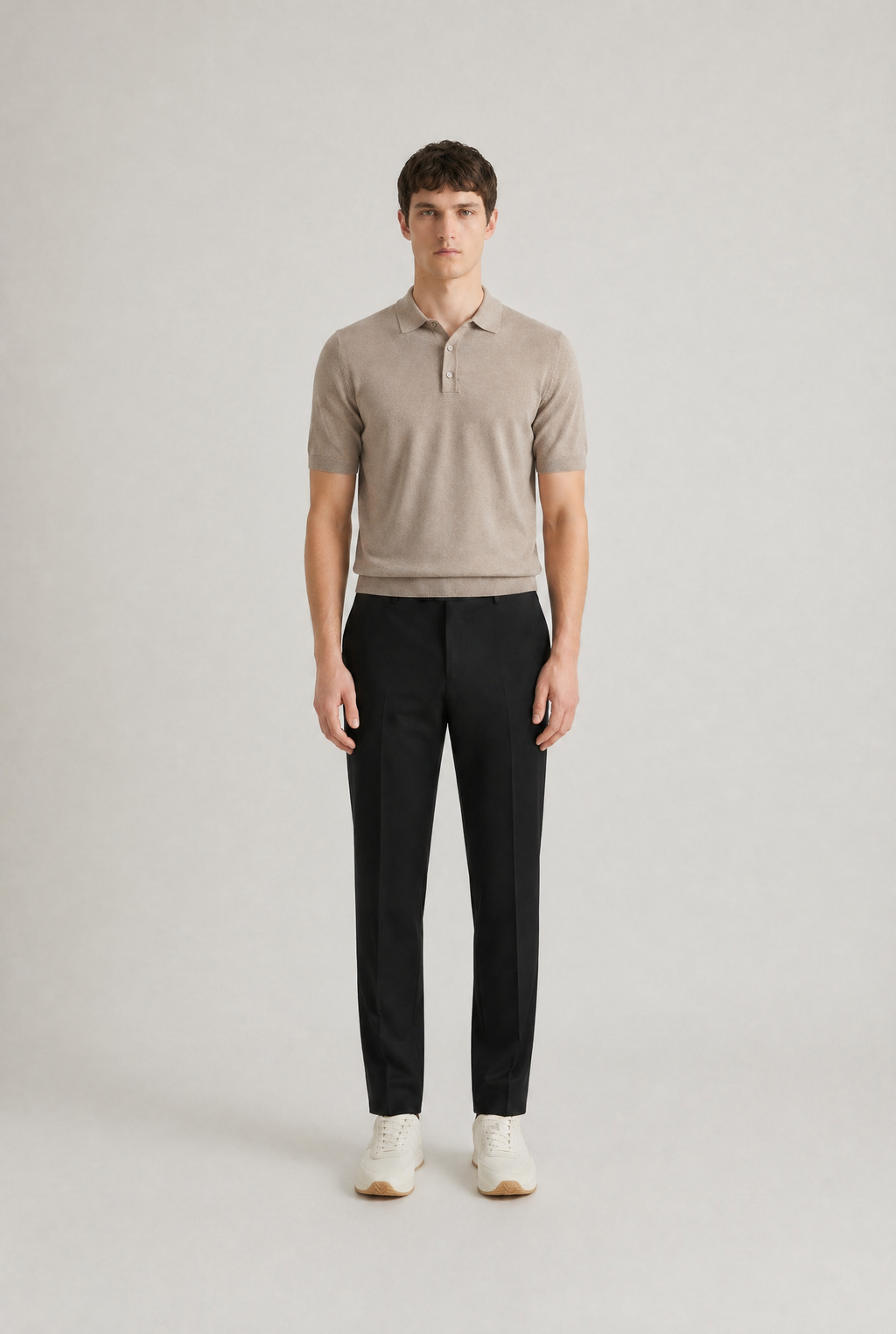 Serra 100% Merino Wool Lightweight Fine Short Sleeve Polo
