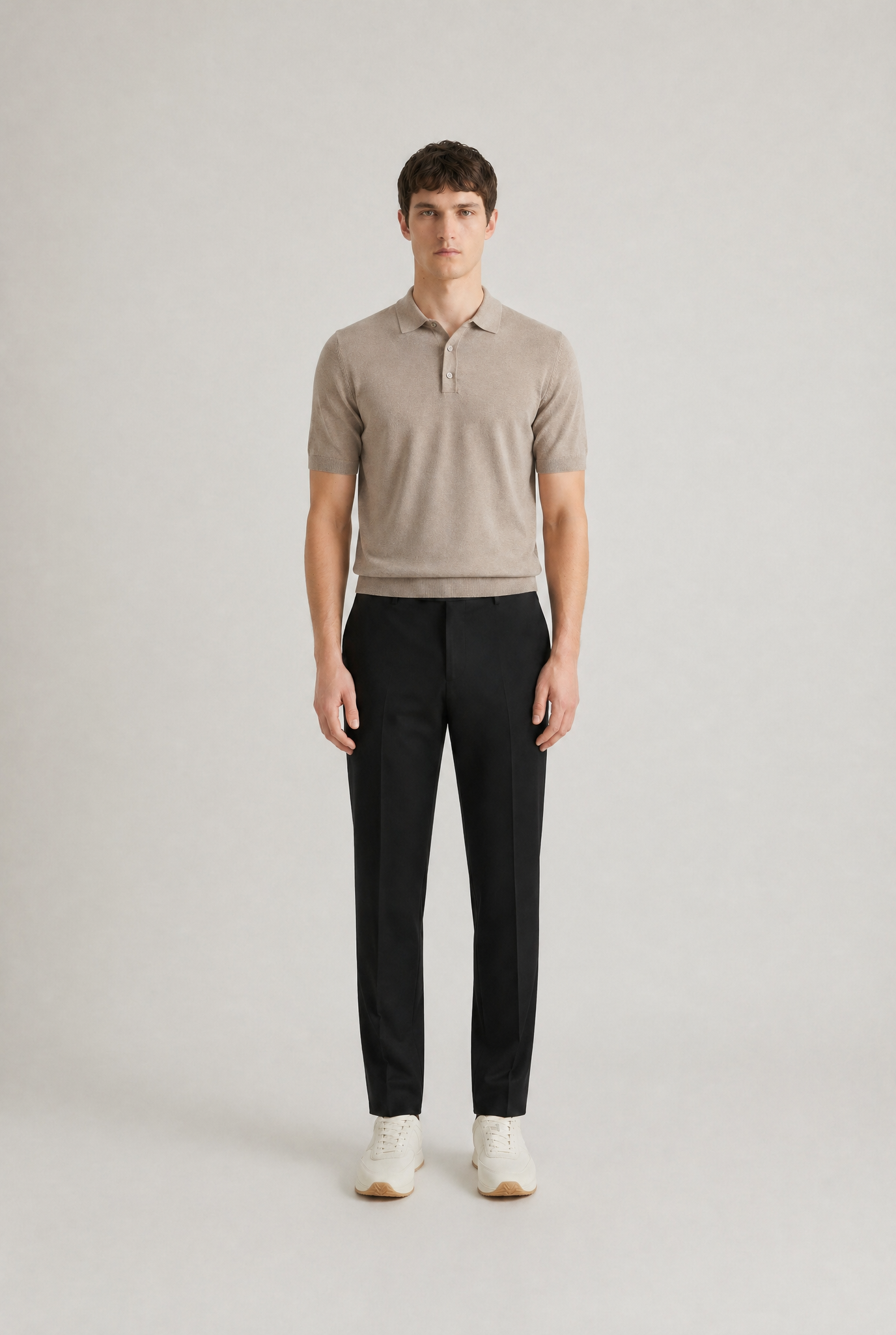 Serra 100% Merino Wool Lightweight Fine Short Sleeve Polo
