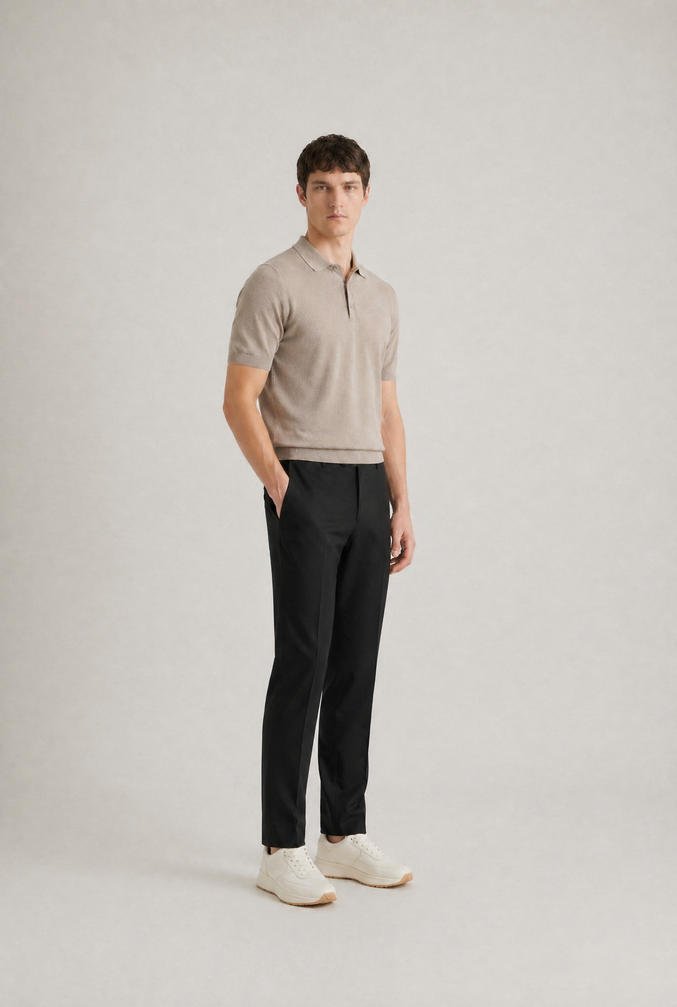 Serra 100% Merino Wool Lightweight Fine Short Sleeve Polo