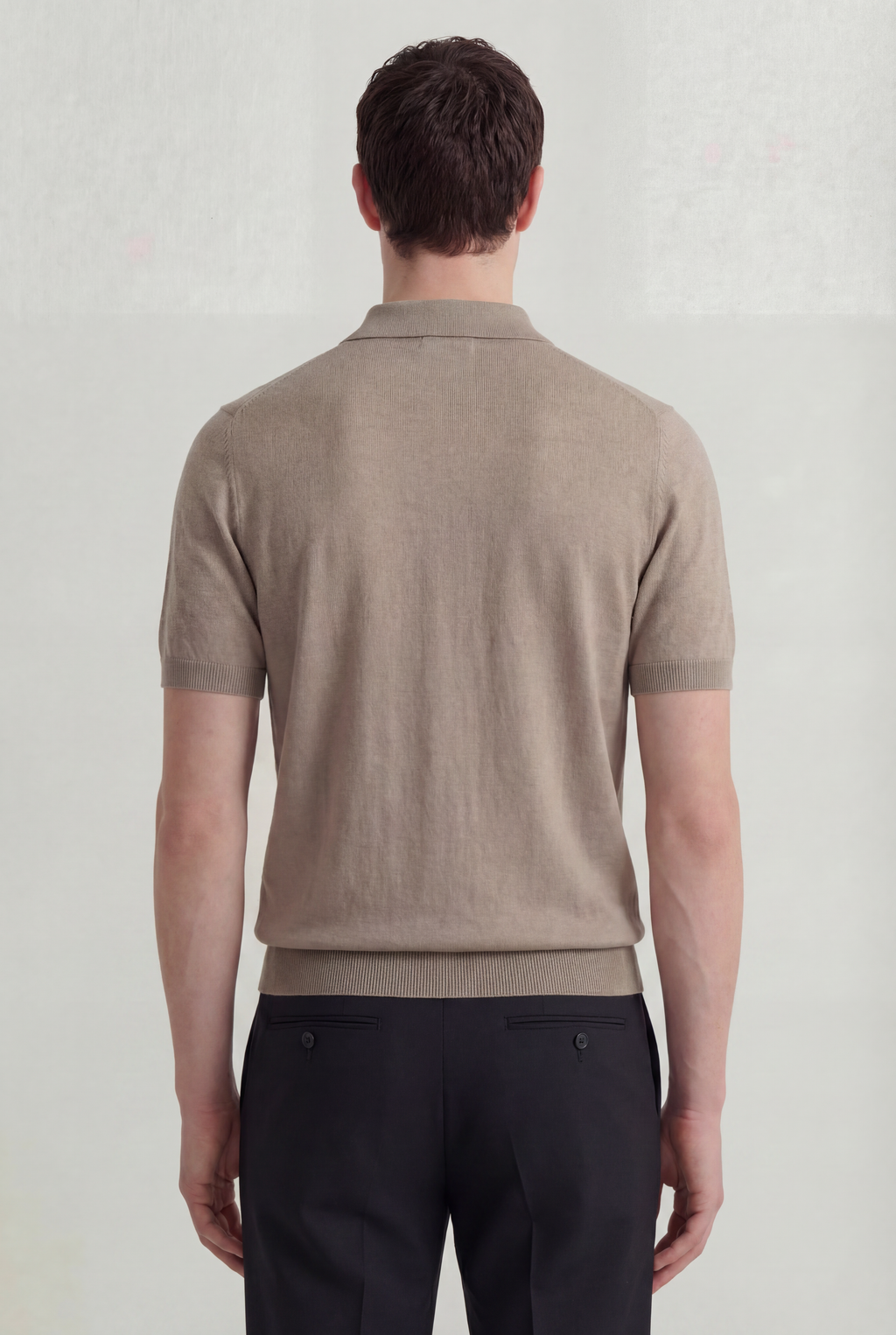 Serra 100% Merino Wool Lightweight Fine Short Sleeve Polo