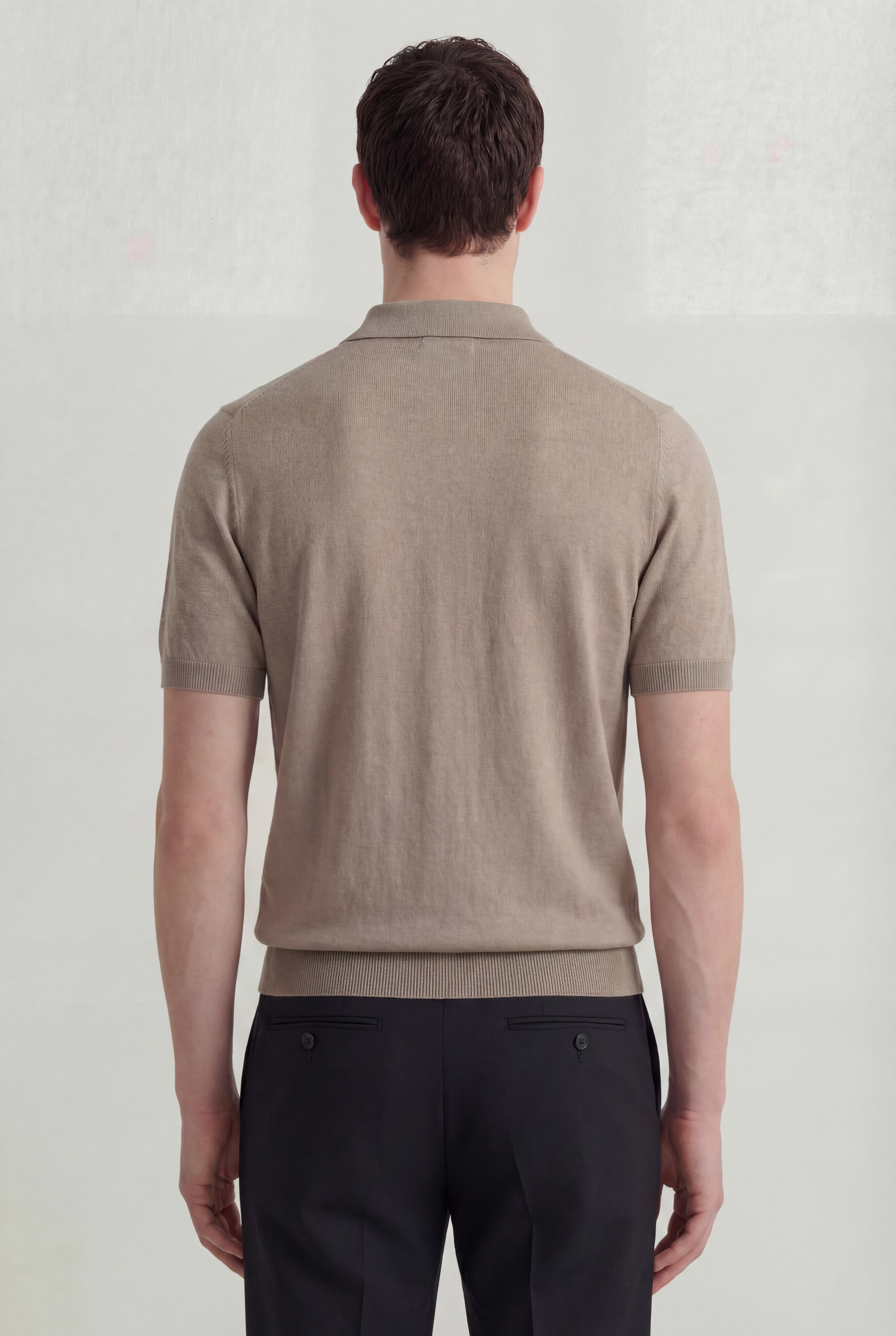 Serra 100% Merino Wool Lightweight Fine Short Sleeve Polo