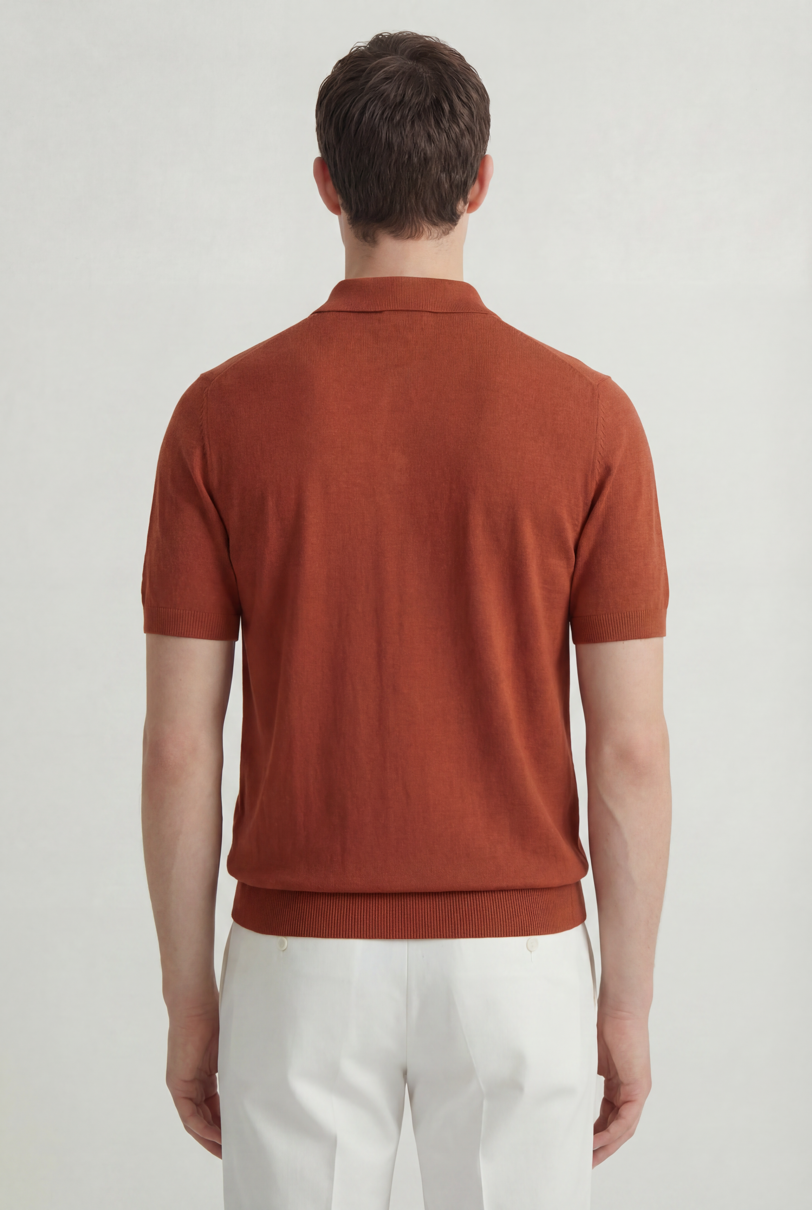 Serra 100% Merino Wool Lightweight Fine Short Sleeve Polo