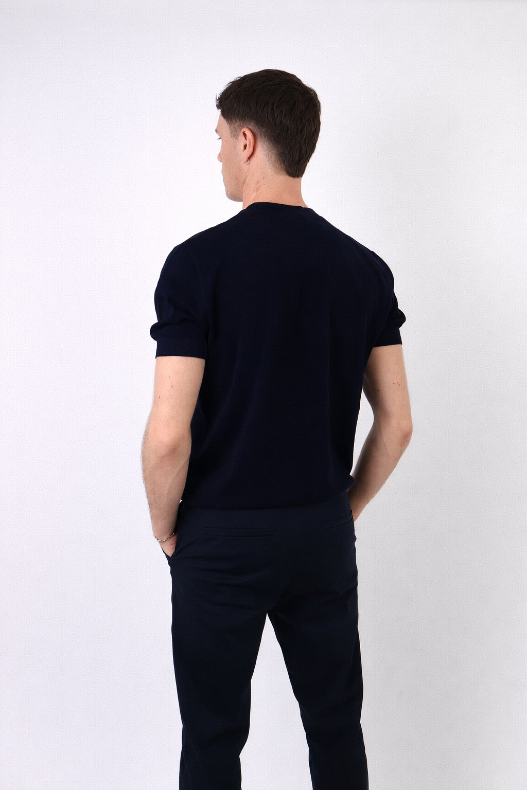 Lucca | Men's 100% Cashmere Lightweight Short Sleeve T-Shirt