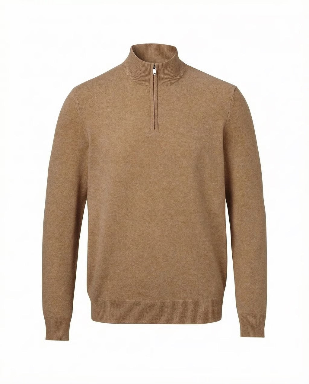 Verona | Men's Pure Merino Wool & Cashmere Spring Quarter Zip