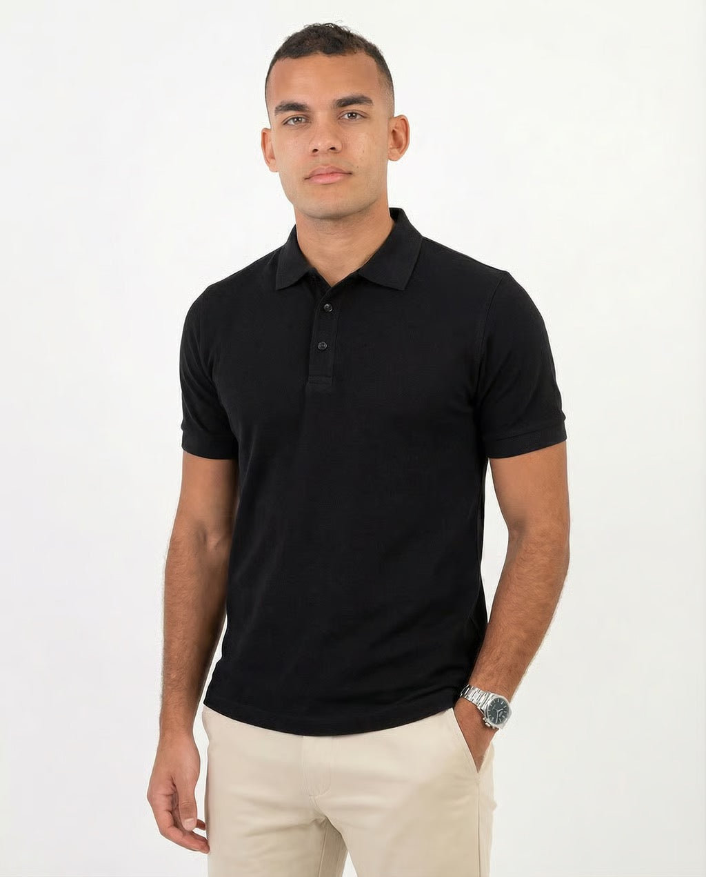 Caserta | Men's 100% Cashmere Short Sleeve Polo