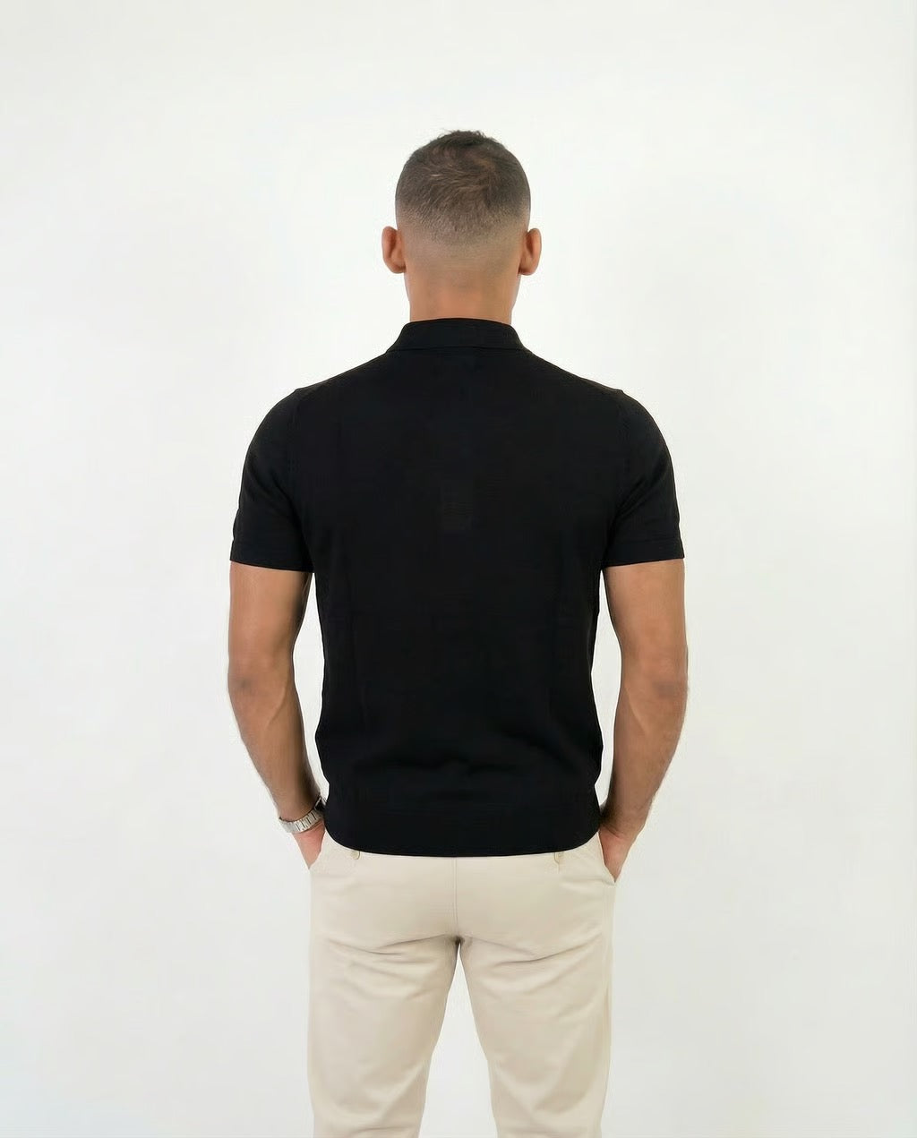 Caserta | Men's 100% Cashmere Short Sleeve Polo