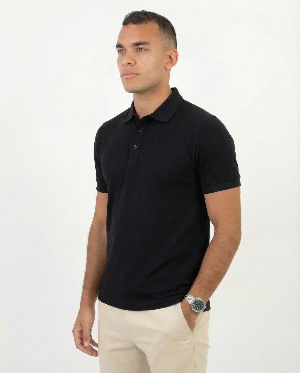 Caserta | Men's 100% Cashmere Short Sleeve Polo