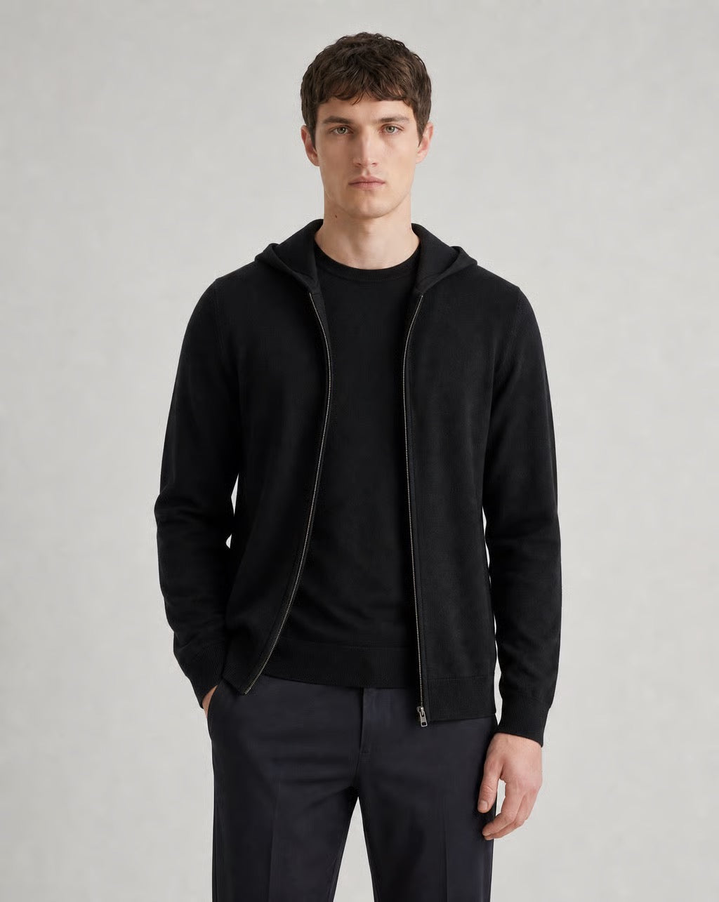 Serra Men's 100% Merino Wool Hoodie