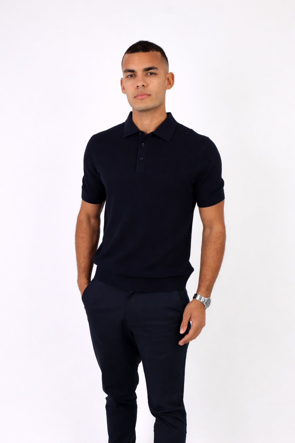 Cortona | Men’s Short Sleeve Lightweight Linen Polo