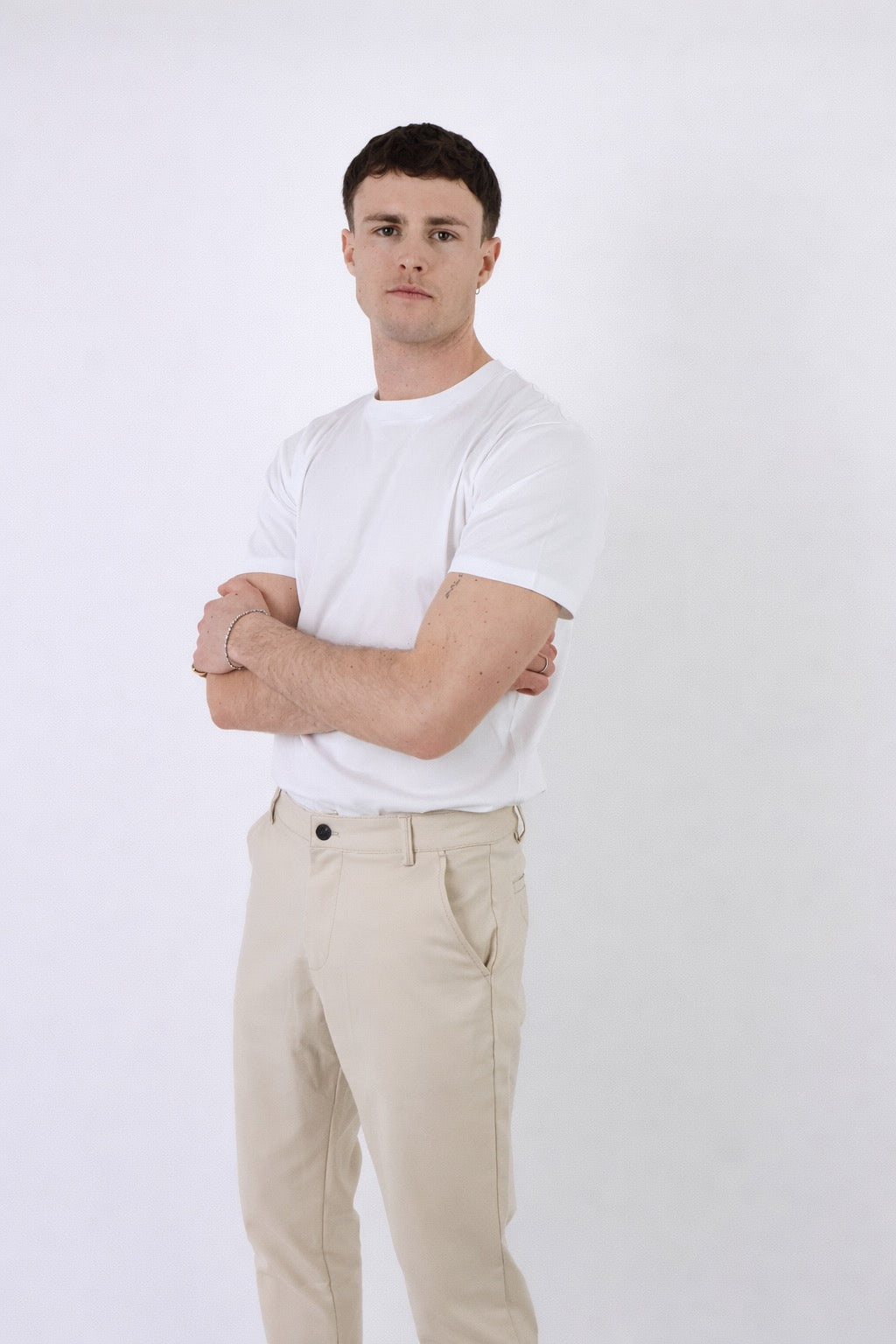 Bari | Men's Slim Fit Cotton Trousers