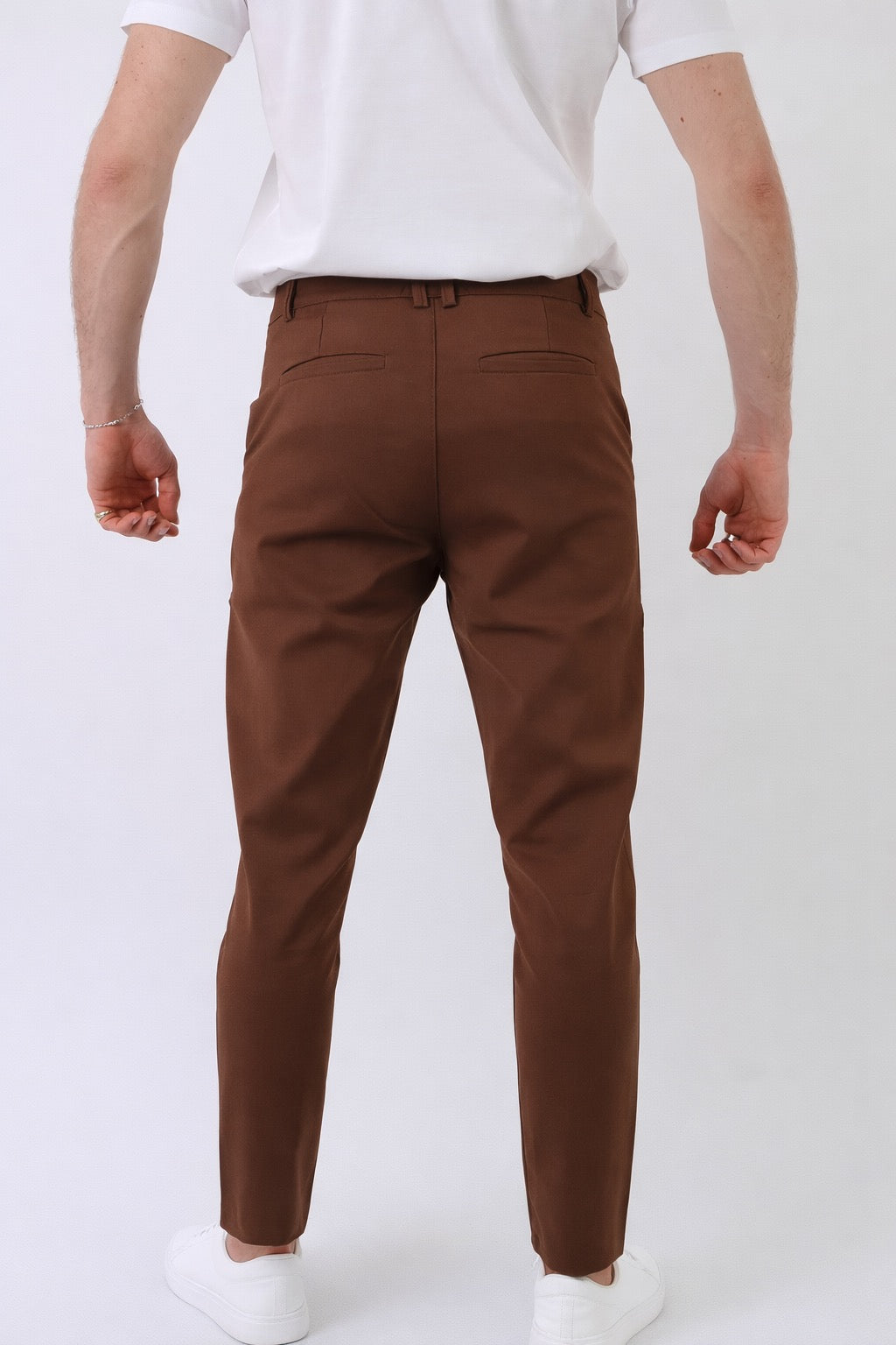 Bari | Men's Slim Fit Cotton Trousers