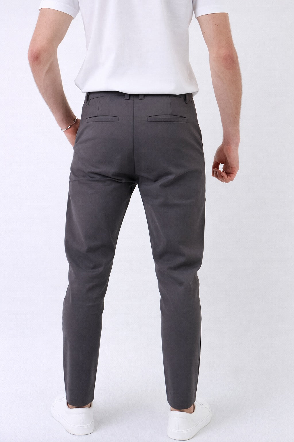 Bari | Men's Slim Fit Cotton Trousers
