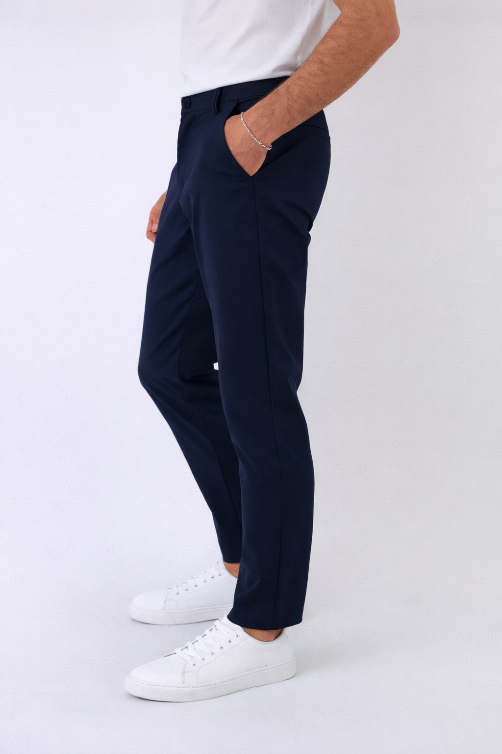 Bari | Men's Slim Fit Cotton Trousers