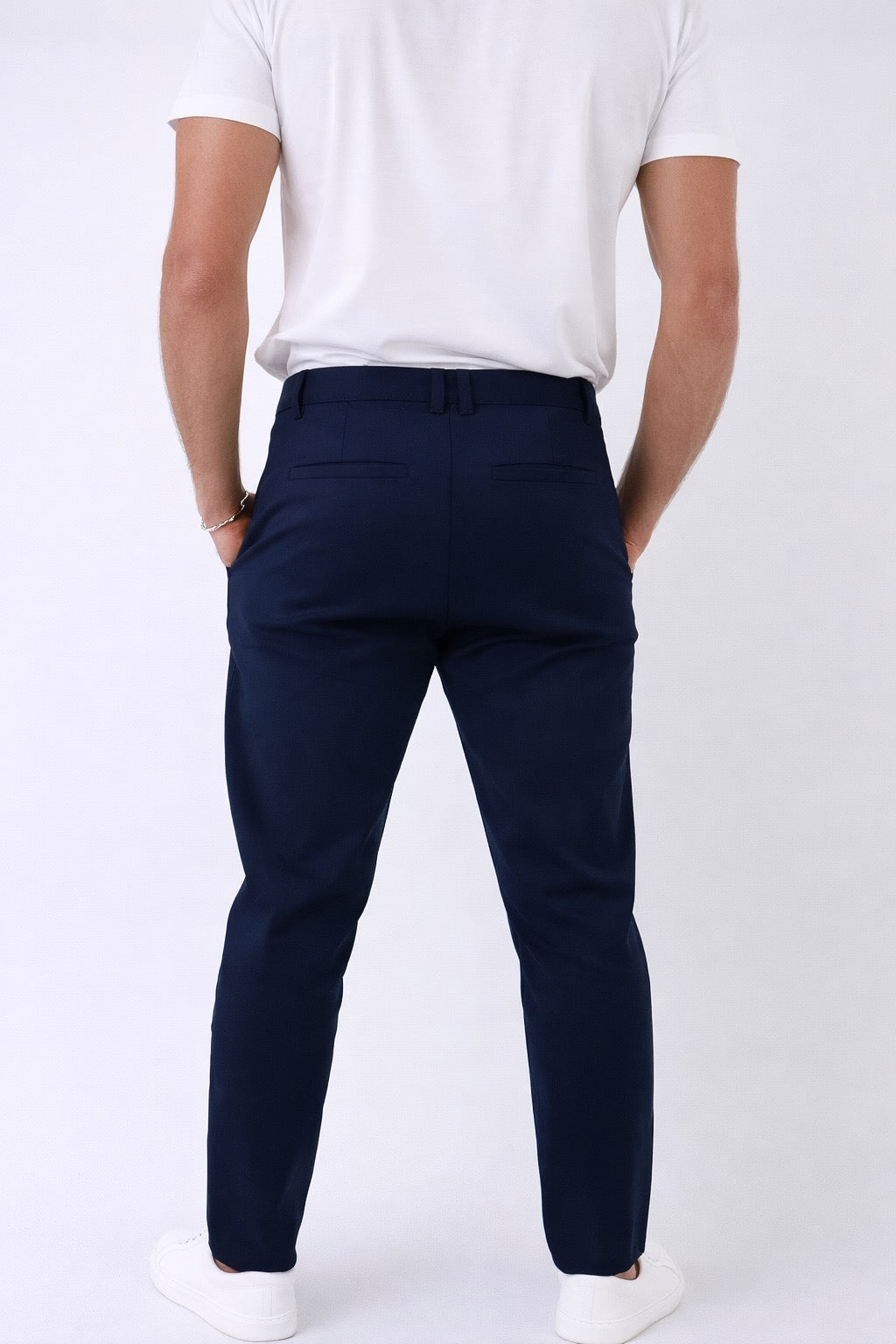 Bari | Men's Slim Fit Cotton Trousers