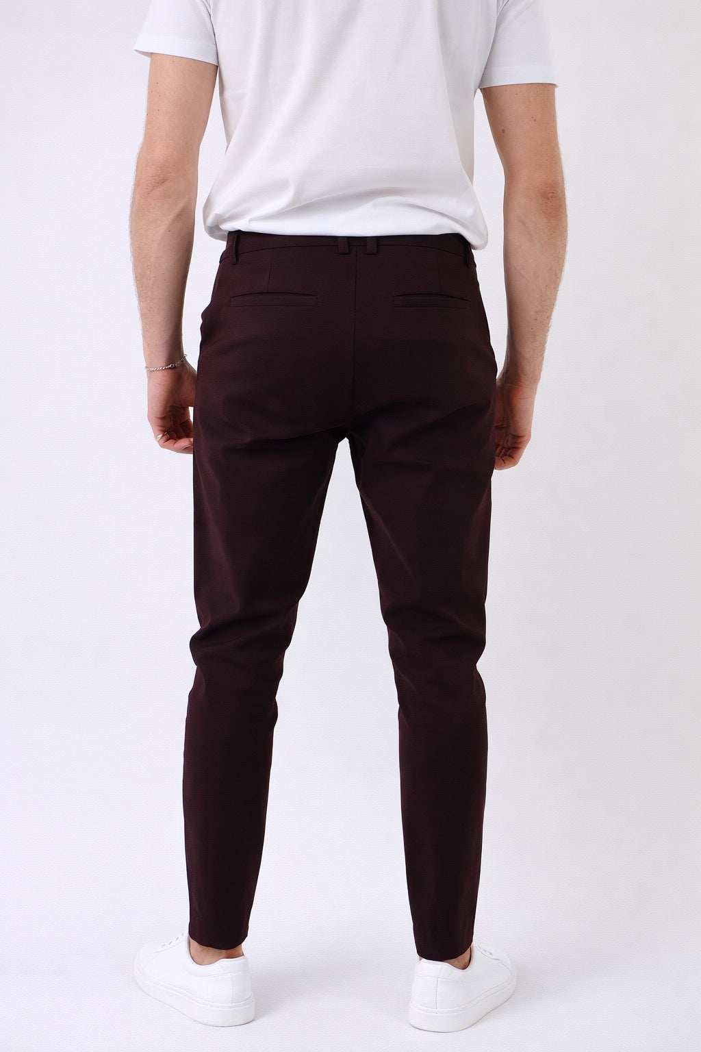 Bari | Men's Slim Fit Cotton Trousers