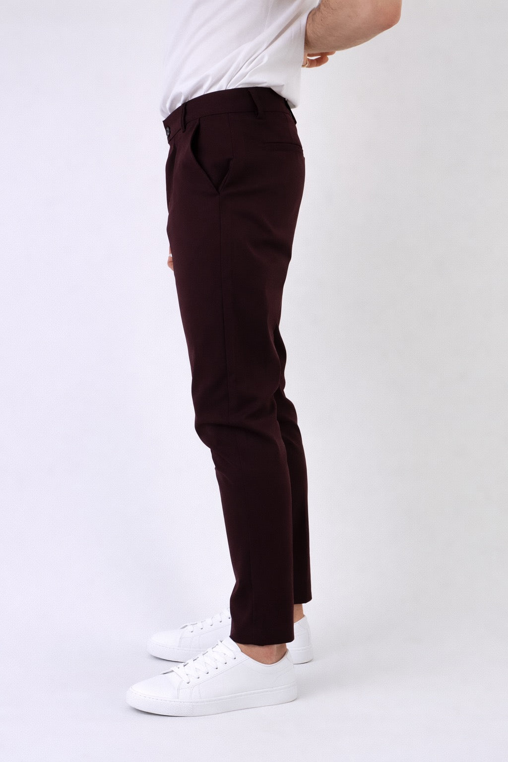 Bari | Men's Slim Fit Cotton Trousers