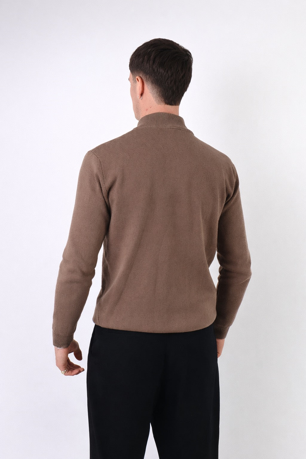 Napoli | Men's Cotton Long Sleeve Zip Cardigan