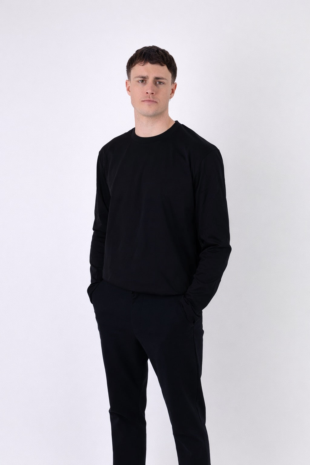 Arezzo | Men's Long Sleeve Lightweight Cotton T-Shirt