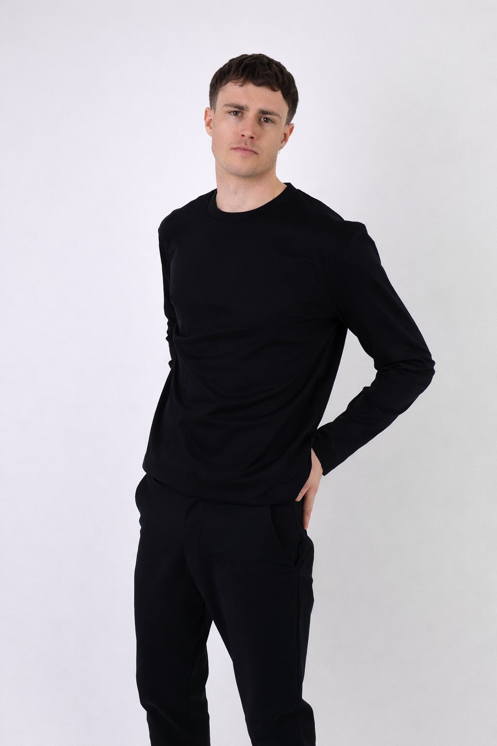 Arezzo | Men's Long Sleeve Lightweight Cotton T-Shirt