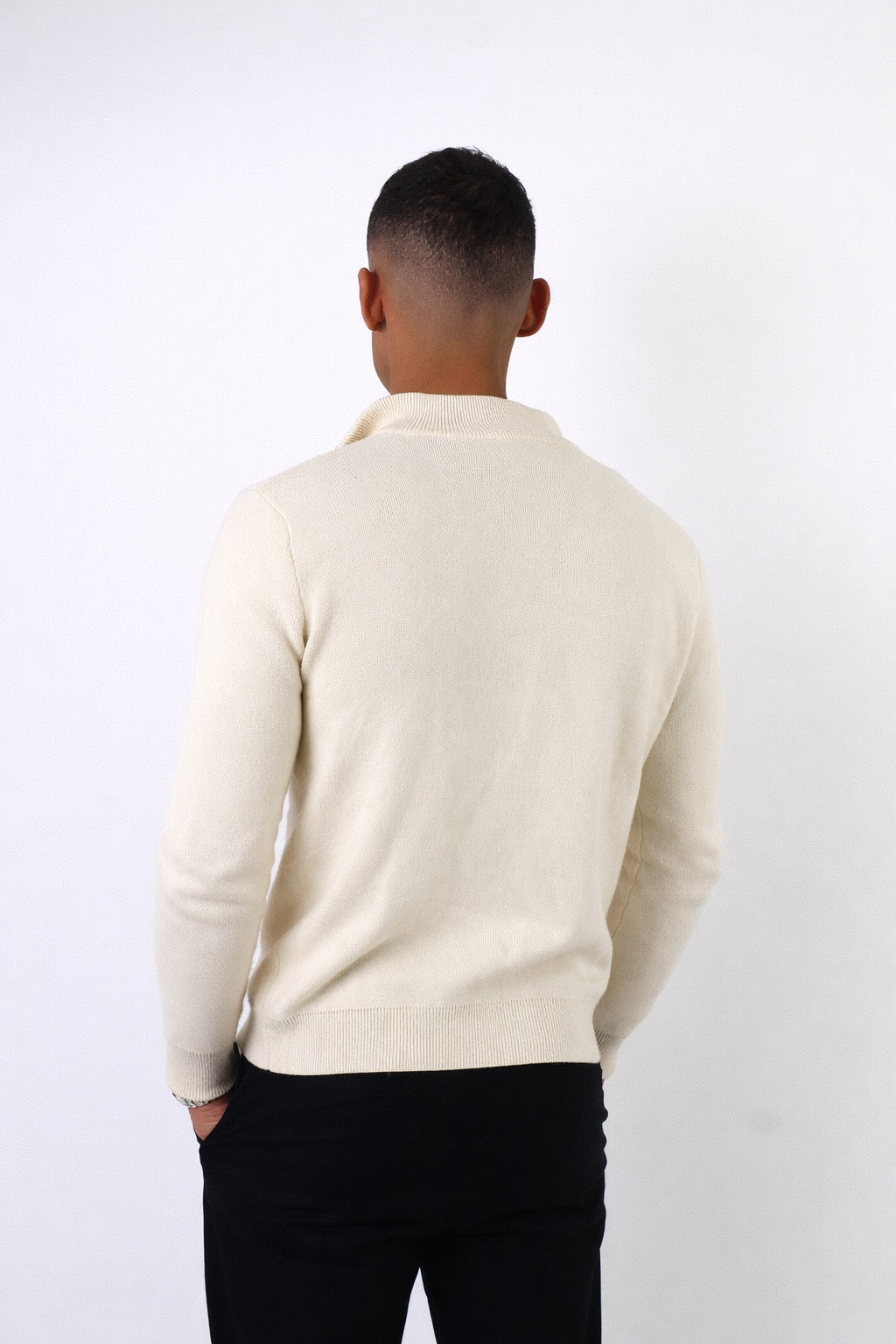 Napoli | Men's Cotton Long Sleeve Zip Cardigan
