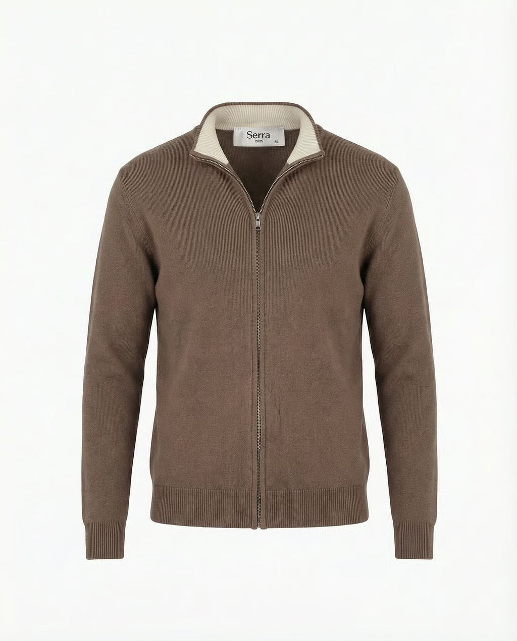 Napoli | Men's Cotton Long Sleeve Zip Cardigan