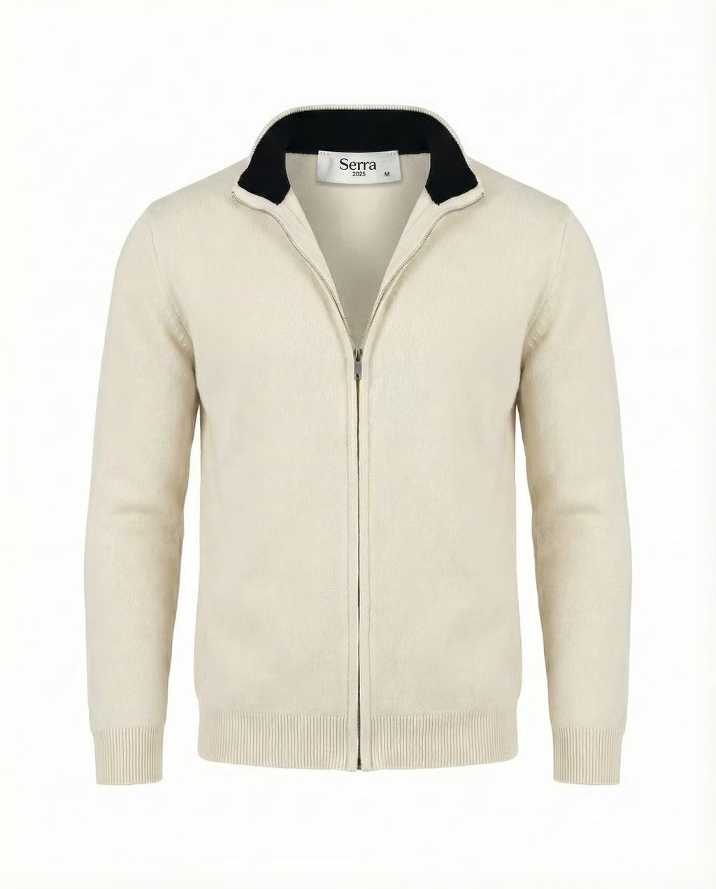 Napoli | Men's Cotton Long Sleeve Zip Cardigan