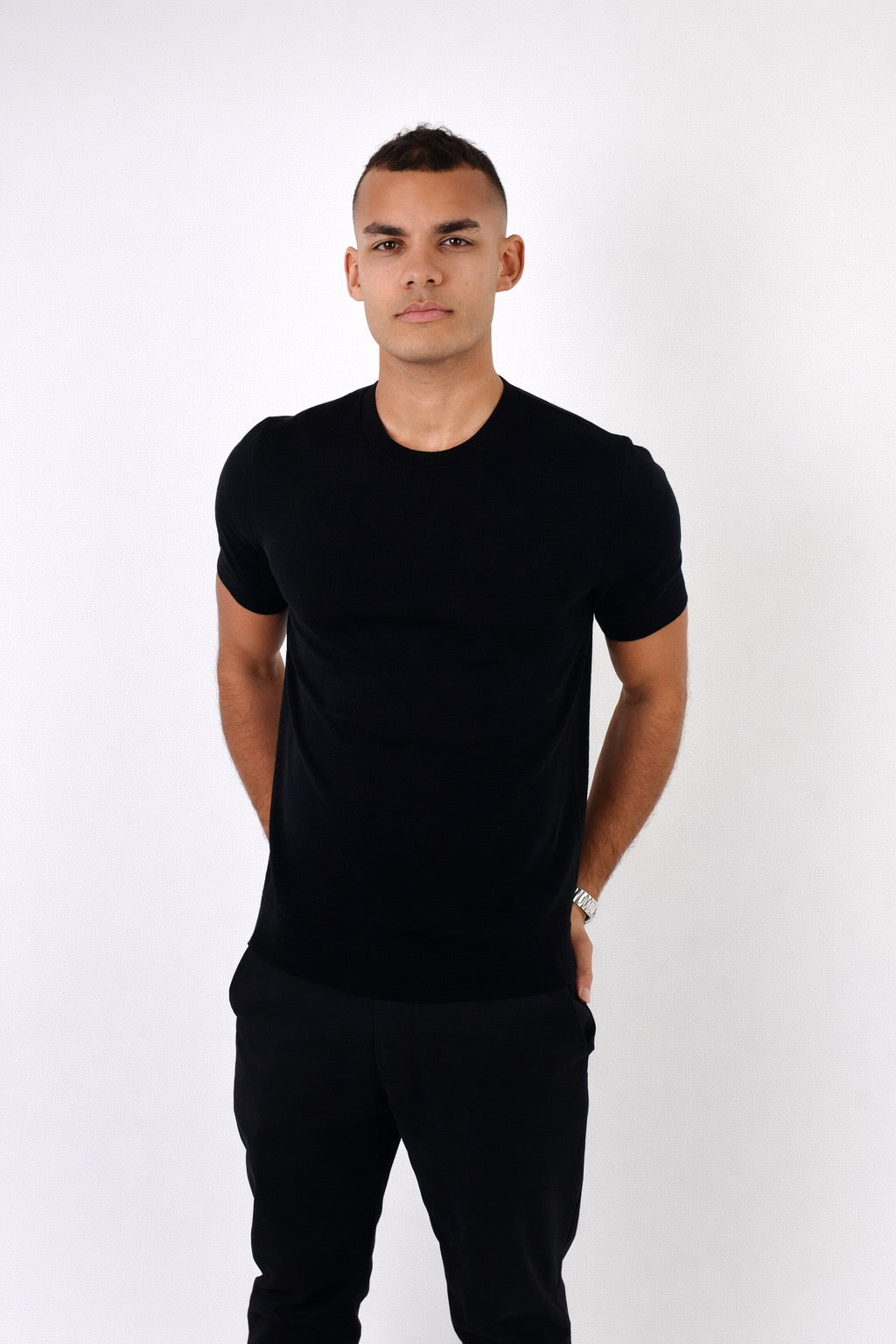Lucca | Men's 100% Cashmere Lightweight Short Sleeve T-Shirt