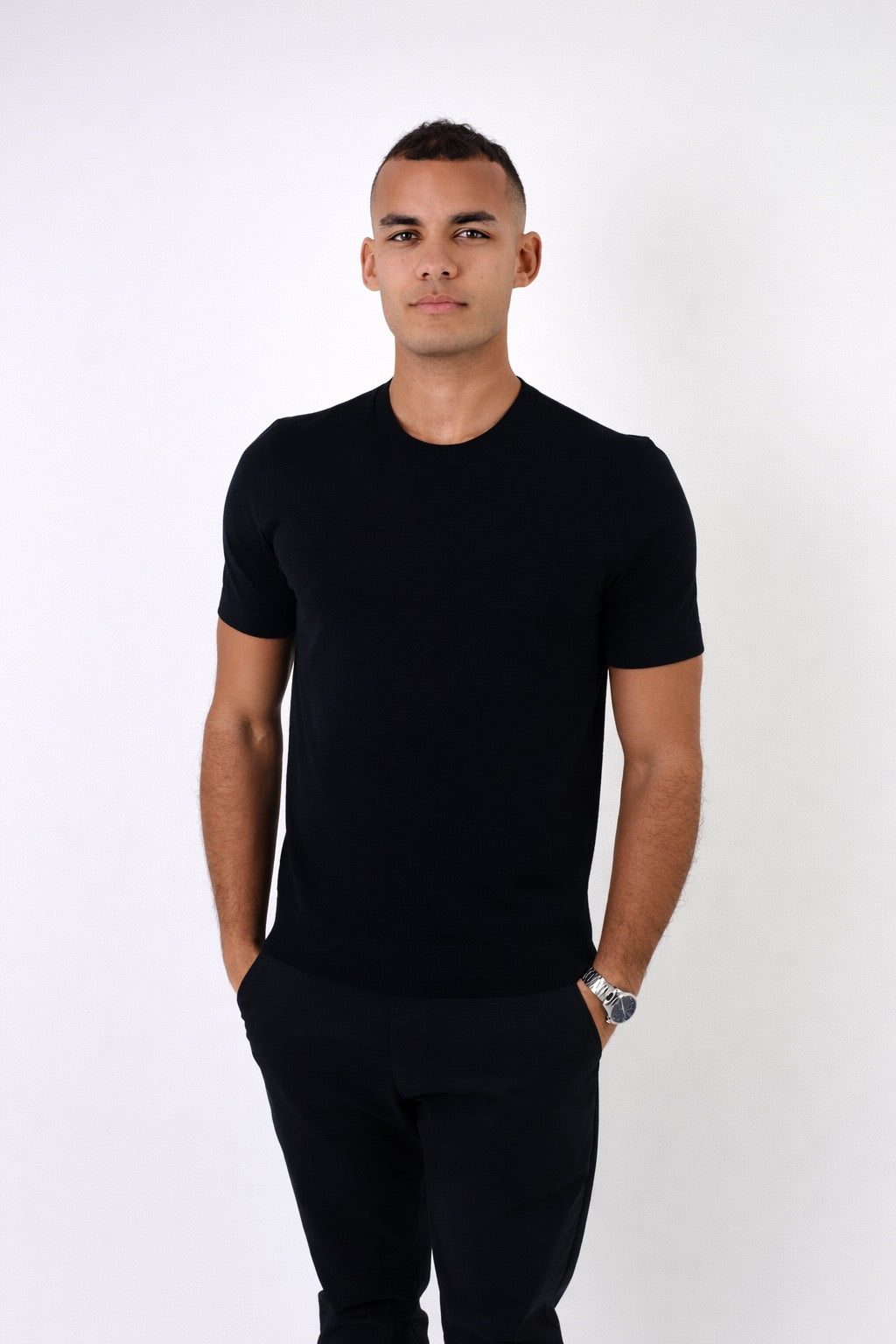 Lucca | Men's 100% Cashmere Lightweight Short Sleeve T-Shirt