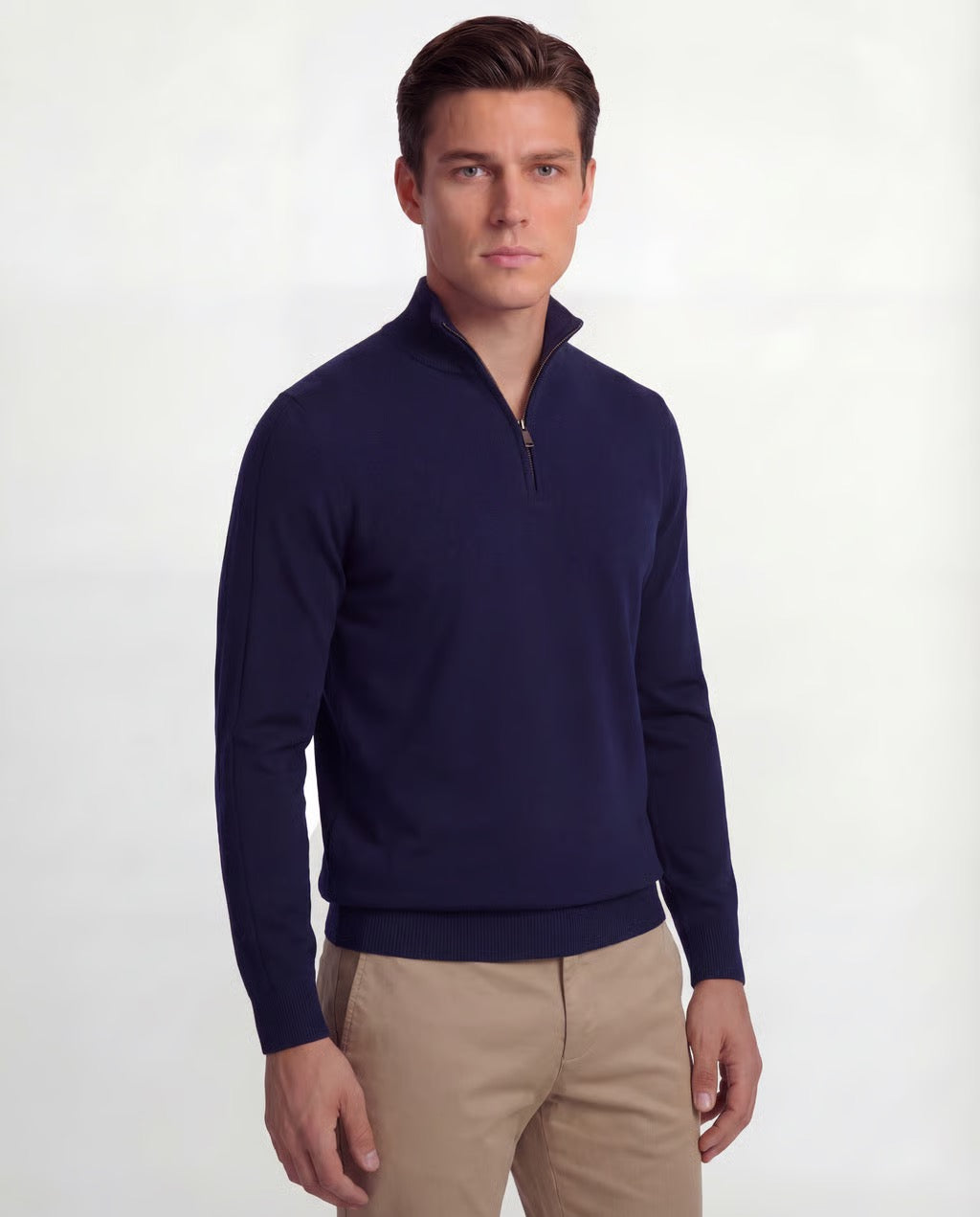 Milano | Men's Quarter Zip 100% Cashmere