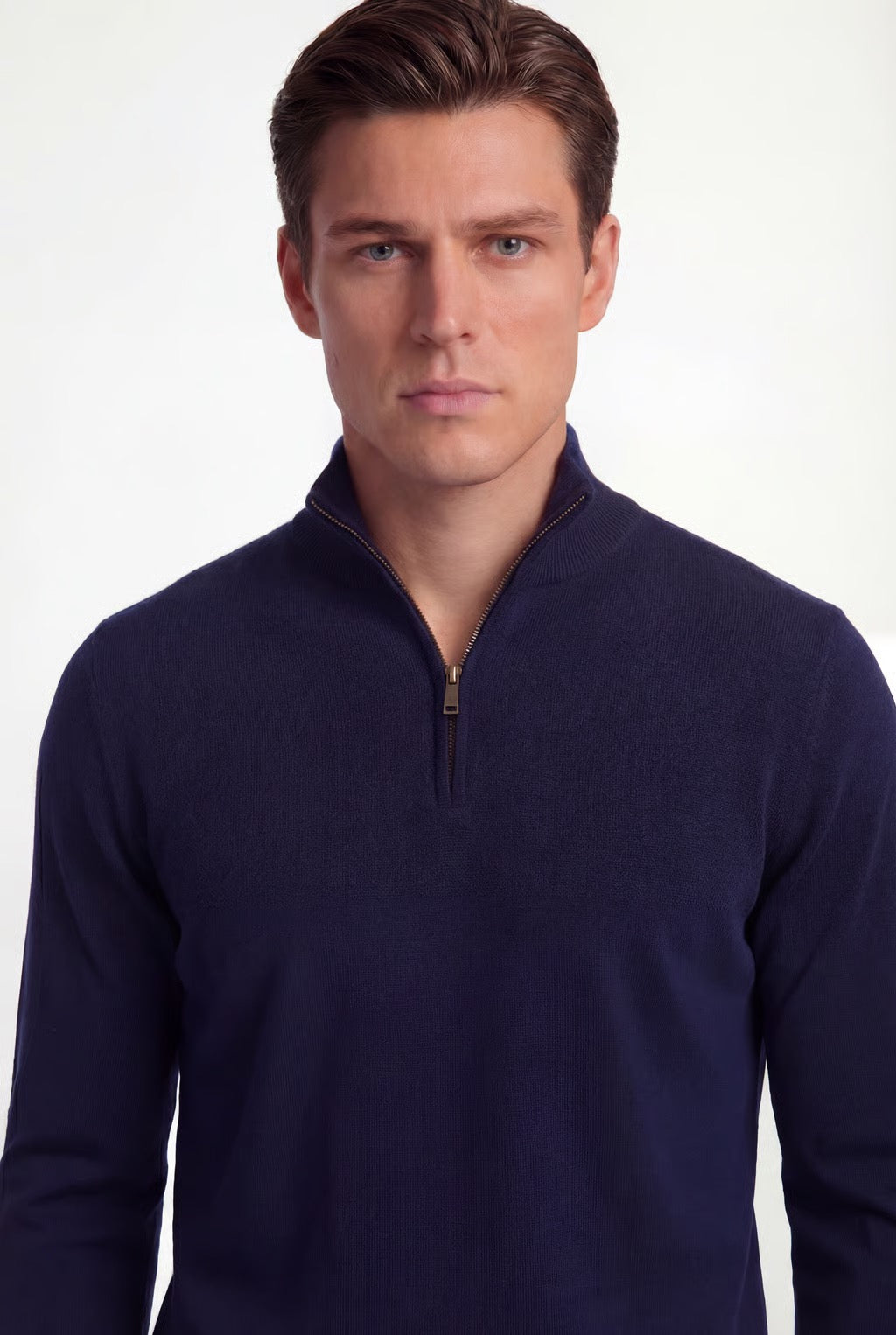 Milano | Men's Quarter Zip 100% Cashmere