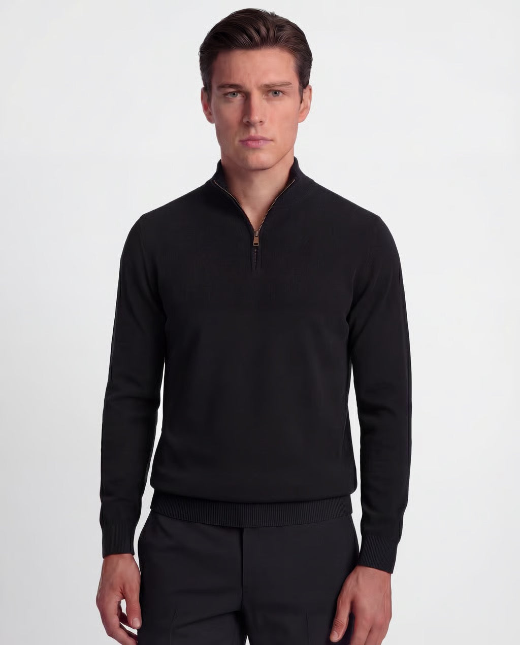 Milano | Men's Quarter Zip 100% Cashmere