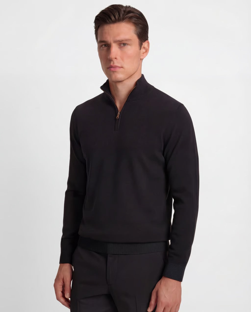 Milano | Men's Quarter Zip 100% Cashmere