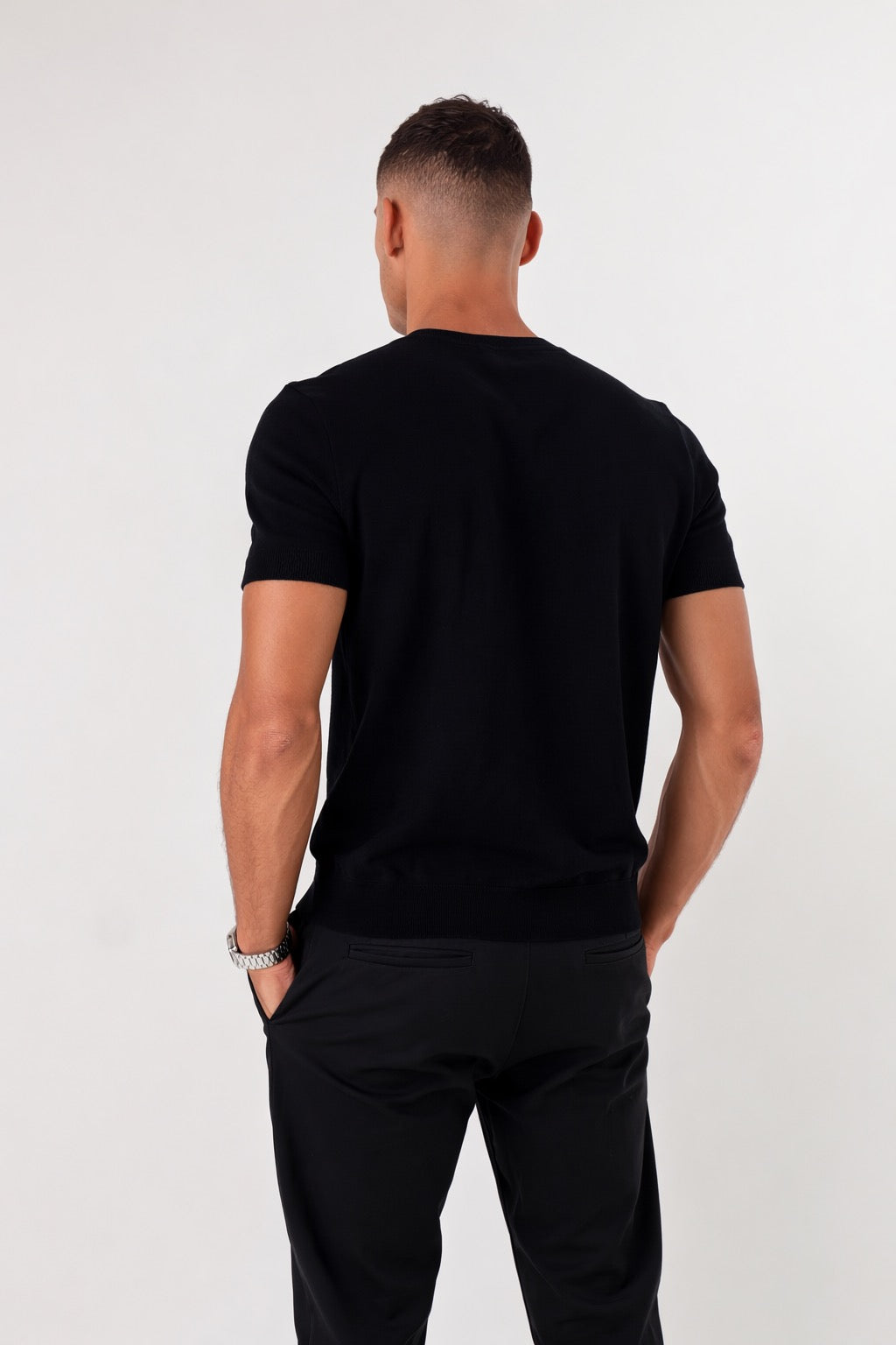 Lucca | Men's 100% Cashmere Lightweight Short Sleeve T-Shirt