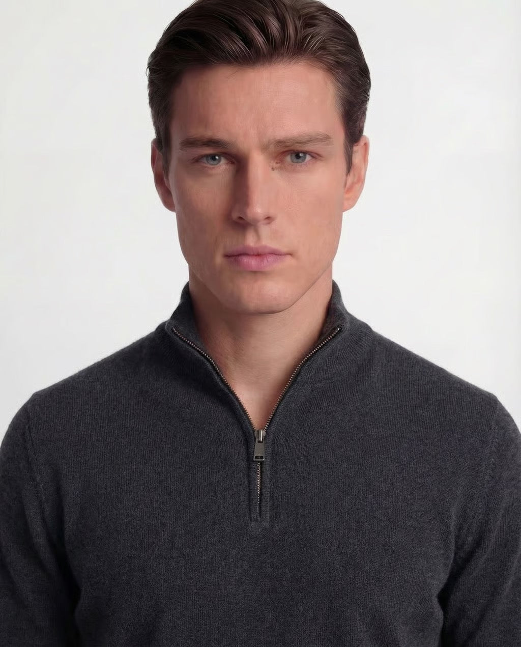 Milano | Men's Quarter Zip 100% Cashmere
