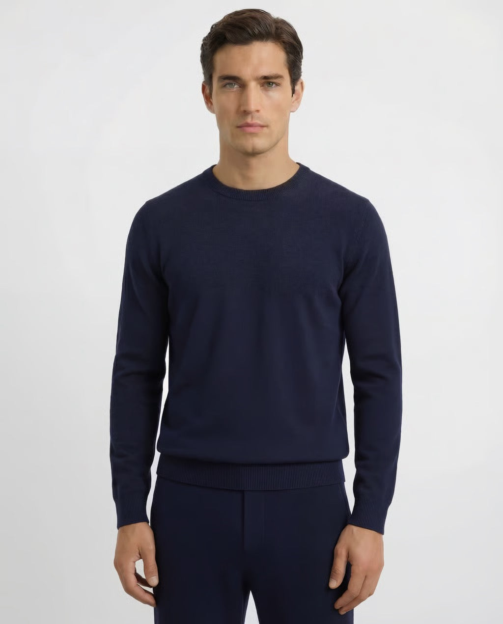 Garda | Men's 100% Cashmere Lightweight Long Sleeve Crewneck