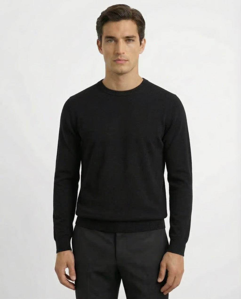 Garda | Men's 100% Cashmere Lightweight Long Sleeve Crewneck