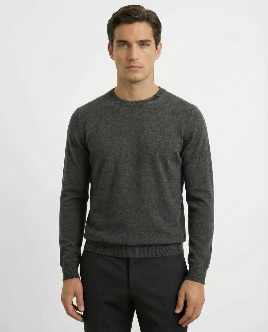 Garda | Men's 100% Cashmere Lightweight Long Sleeve Crewneck
