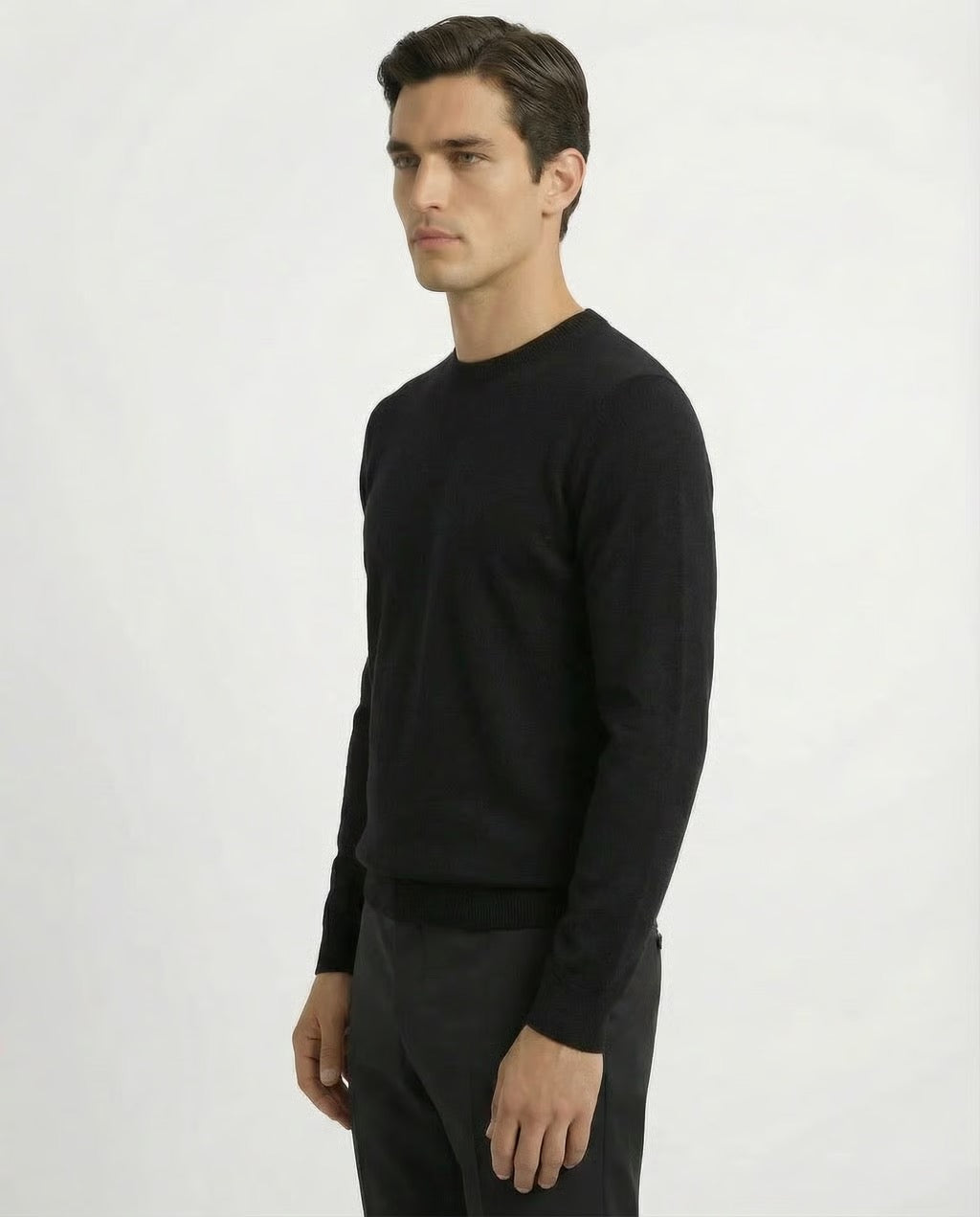 Garda | Men's 100% Cashmere Lightweight Long Sleeve Crewneck