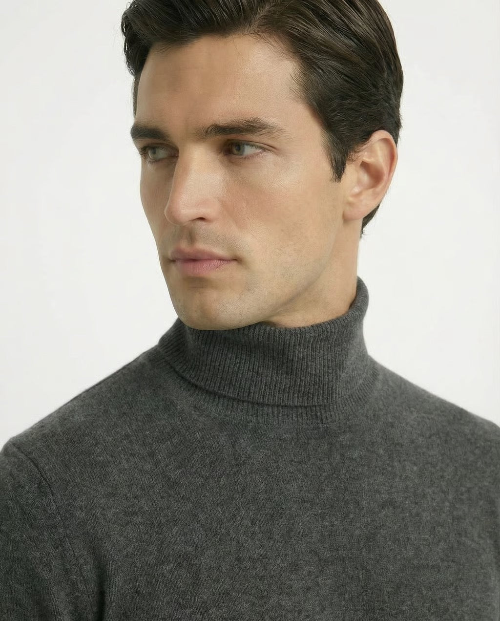 Sorrento | Men's 100% Cashmere Roll Neck