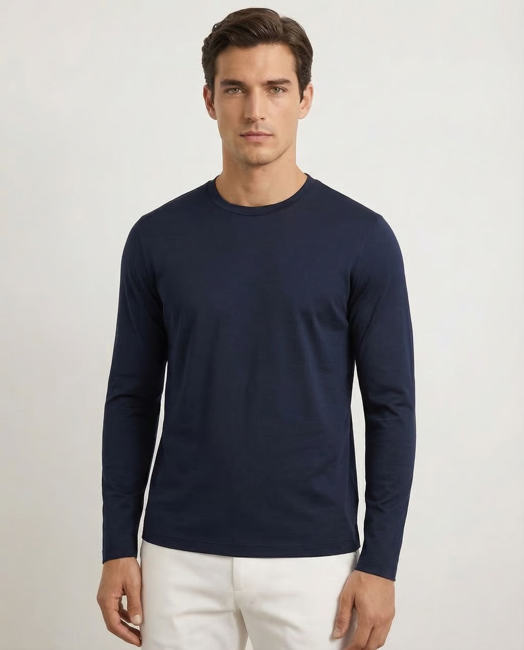 Arezzo | Men's Long Sleeve Lightweight Cotton T-Shirt