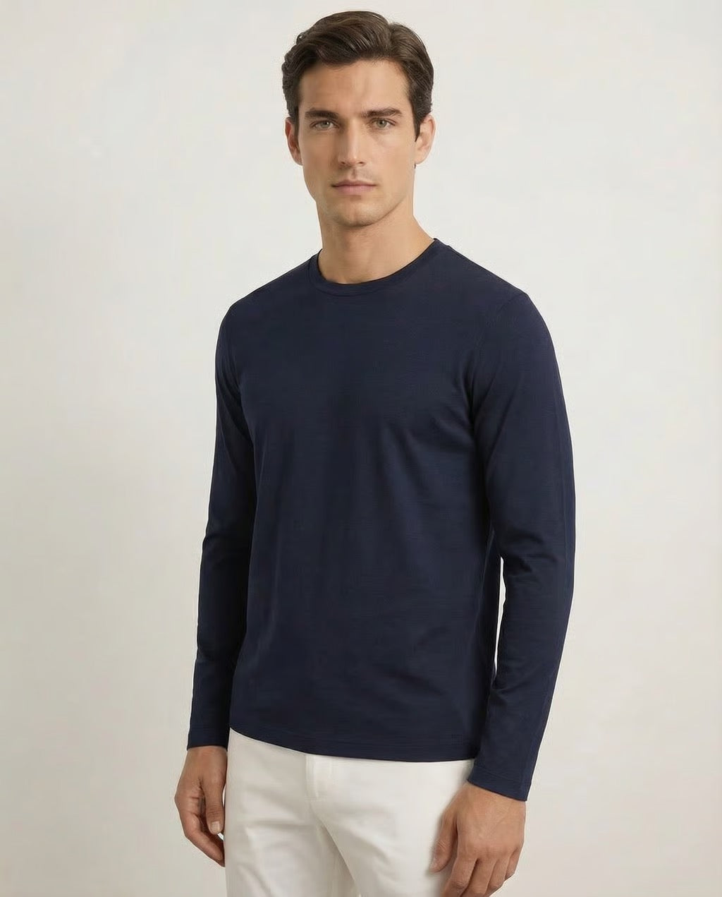 Arezzo | Men's Long Sleeve Lightweight Cotton T-Shirt