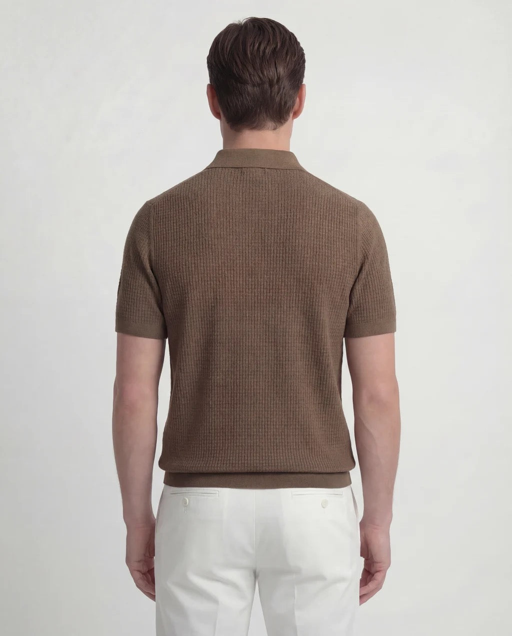 Cortona | Men’s Short Sleeve Lightweight Linen Polo