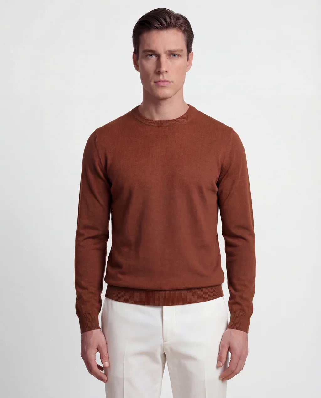 Lecce | 100% Merino Wool Long Sleeve Crew Neck