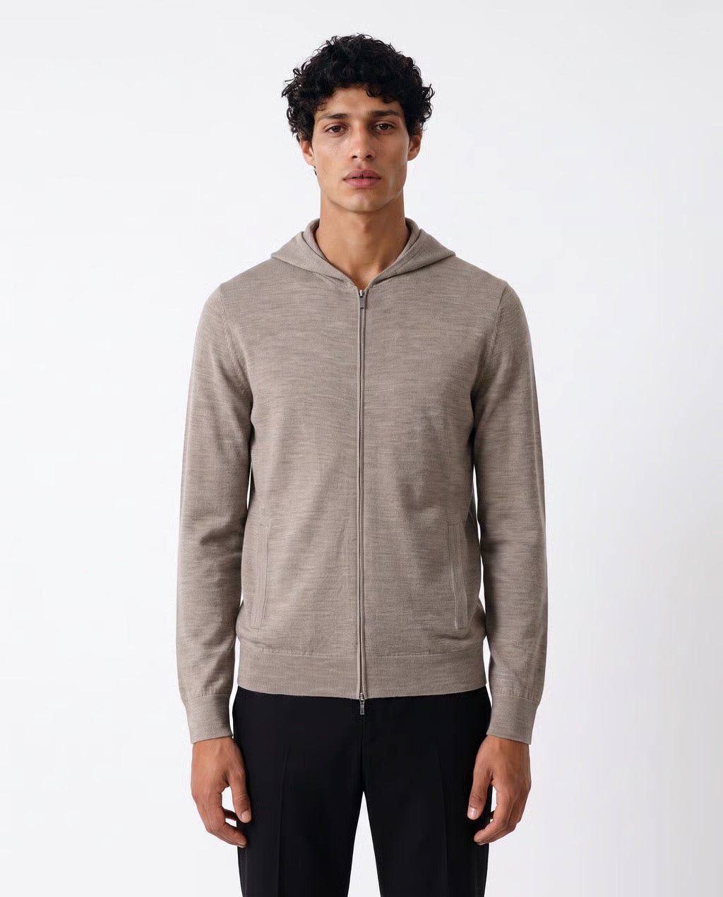 Serra Men's 100% Merino Wool Hoodie
